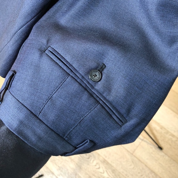 KENZO Men's Slim Fit Suit, Med Blue Size Euro 50 (US size 40) - Picture 13 of 13